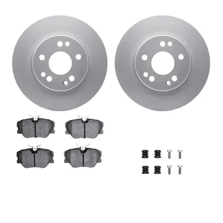 R1 Concepts WDWH1-63009 Brake Rotor- Carbon Coated W/ Ceramic Pads & Hdw